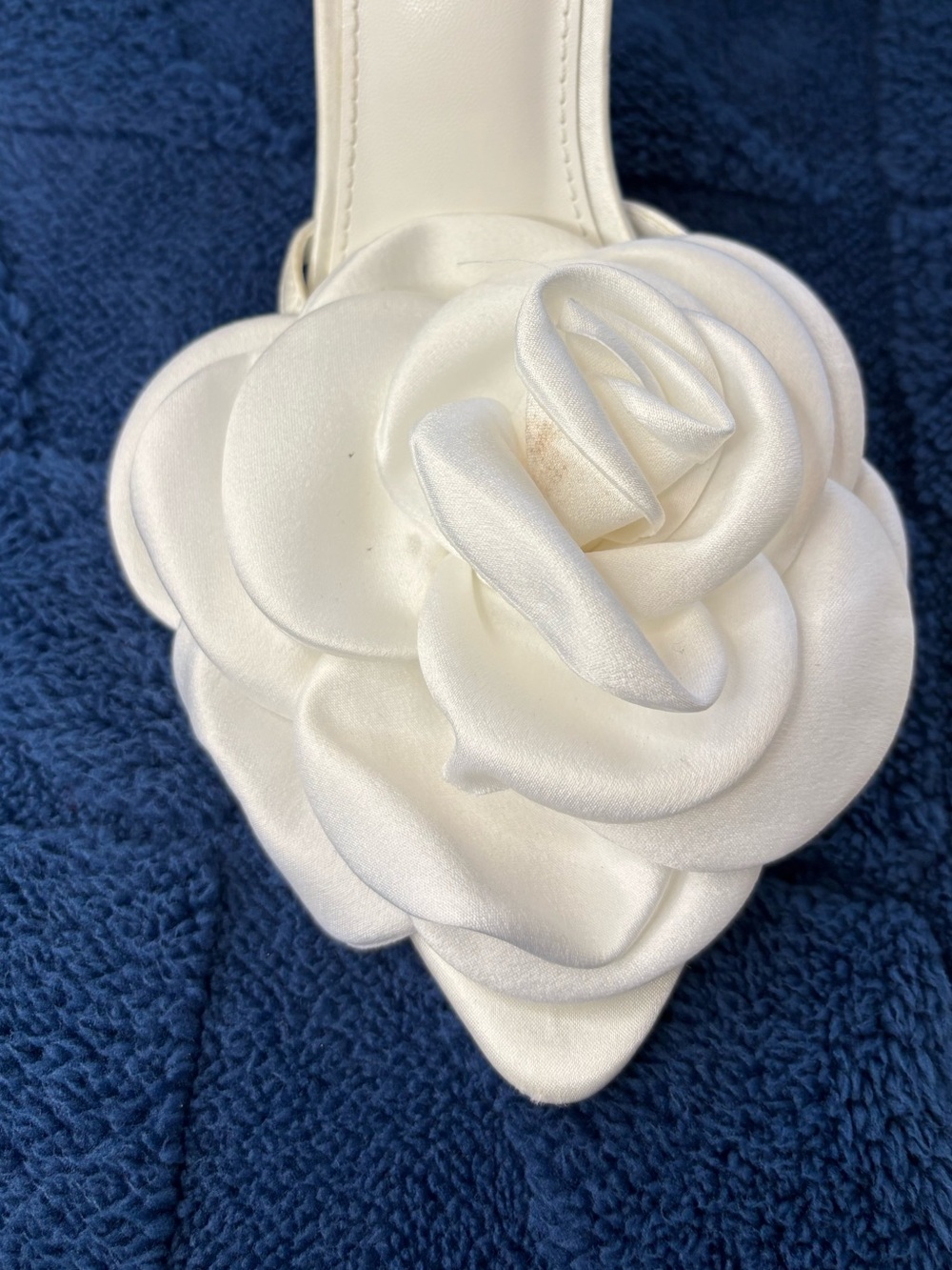 Fashion Nova White Love is Blooming Flower Heeled Sandals - Picture 3 of 11
